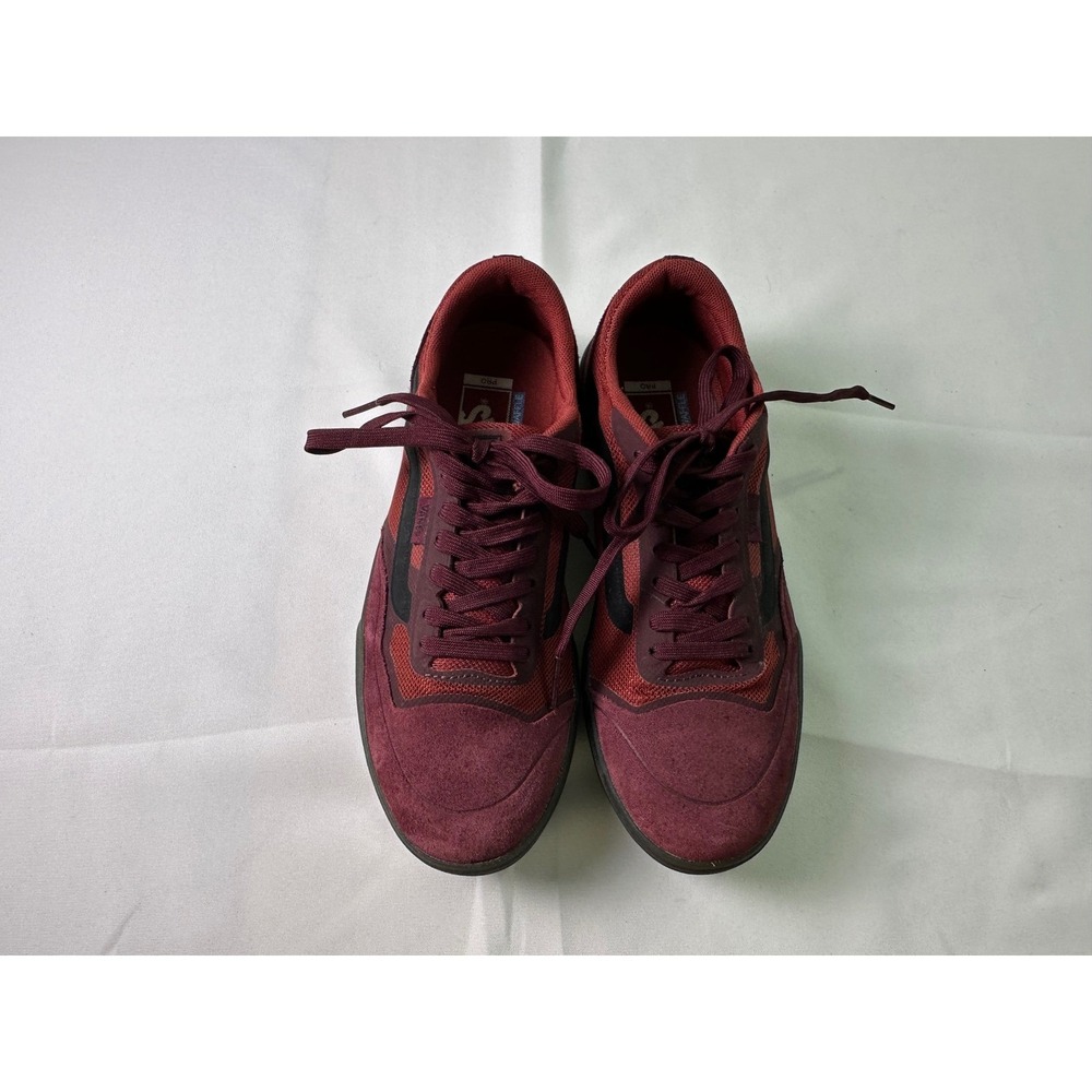 Vans AVE Pro Burgundy Suede Skate Shoes Mens Size 8 Skateboarding Sneakers - Picture 12 of 14